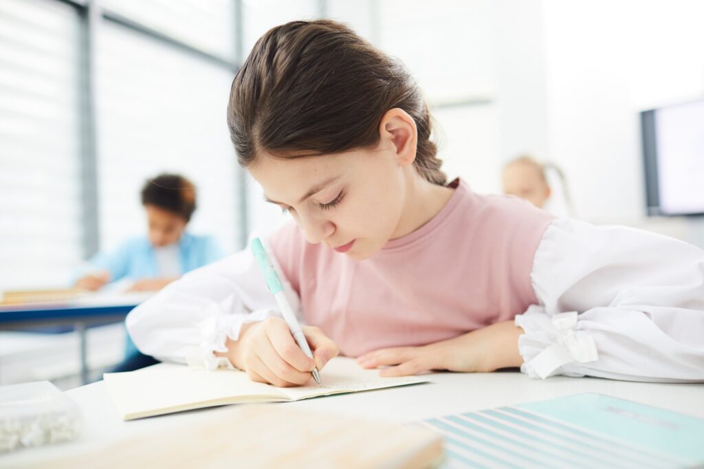 Female Middle Schooler Portrait